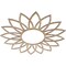 Ekena Millwork Daisy Wood Fretwork Pierced Ceiling Medallion, Red Oak, 38"OD x 12 1/2"ID x 1/4"T CMWP38X38X0250DARO - alternate 5